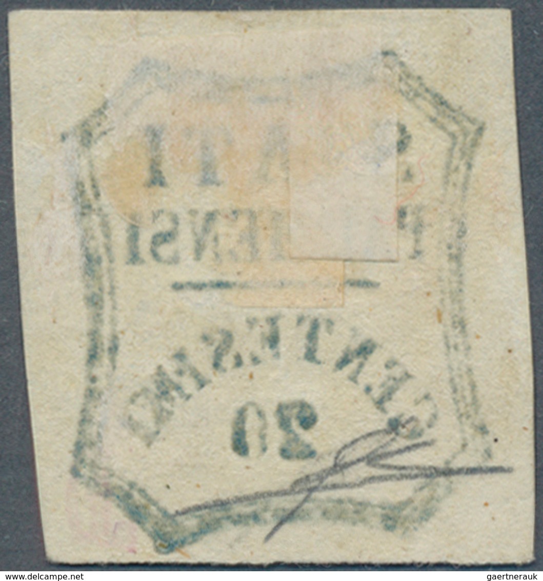 Italien - Altitalienische Staaten: Parma: 1859, Provisional Government, 20 C Blue, Mint With Origina - Parme