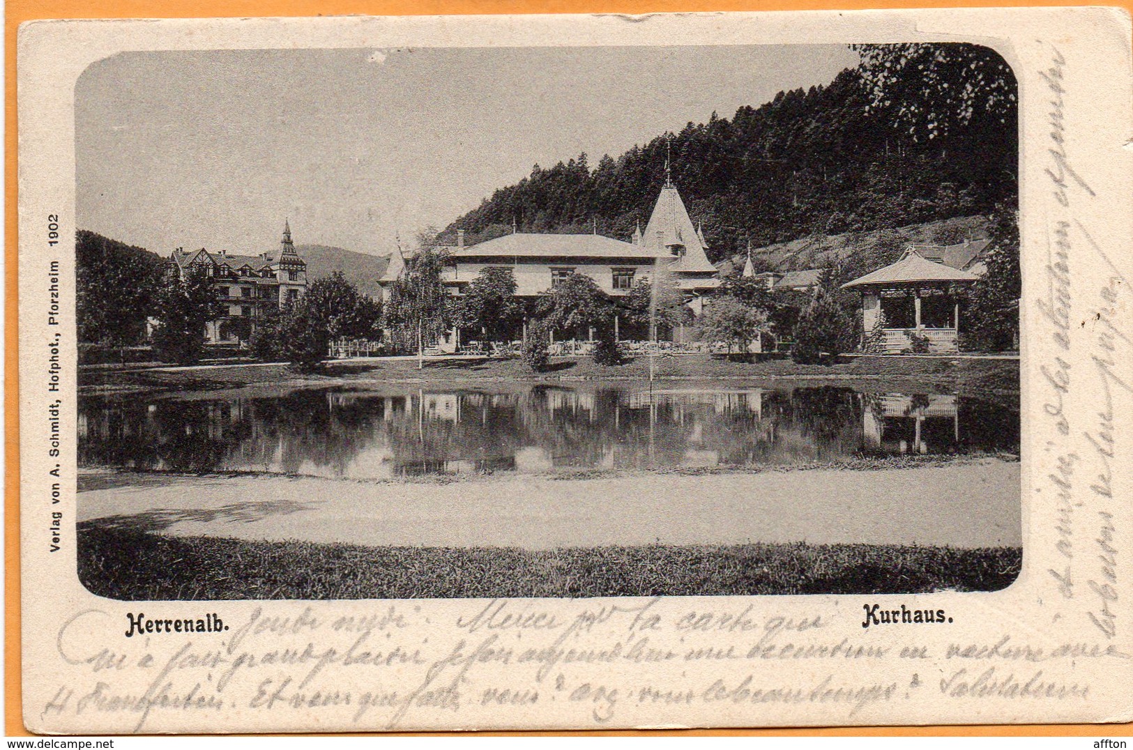 Bad Herrenalb 1904 Postcard - Bad Herrenalb