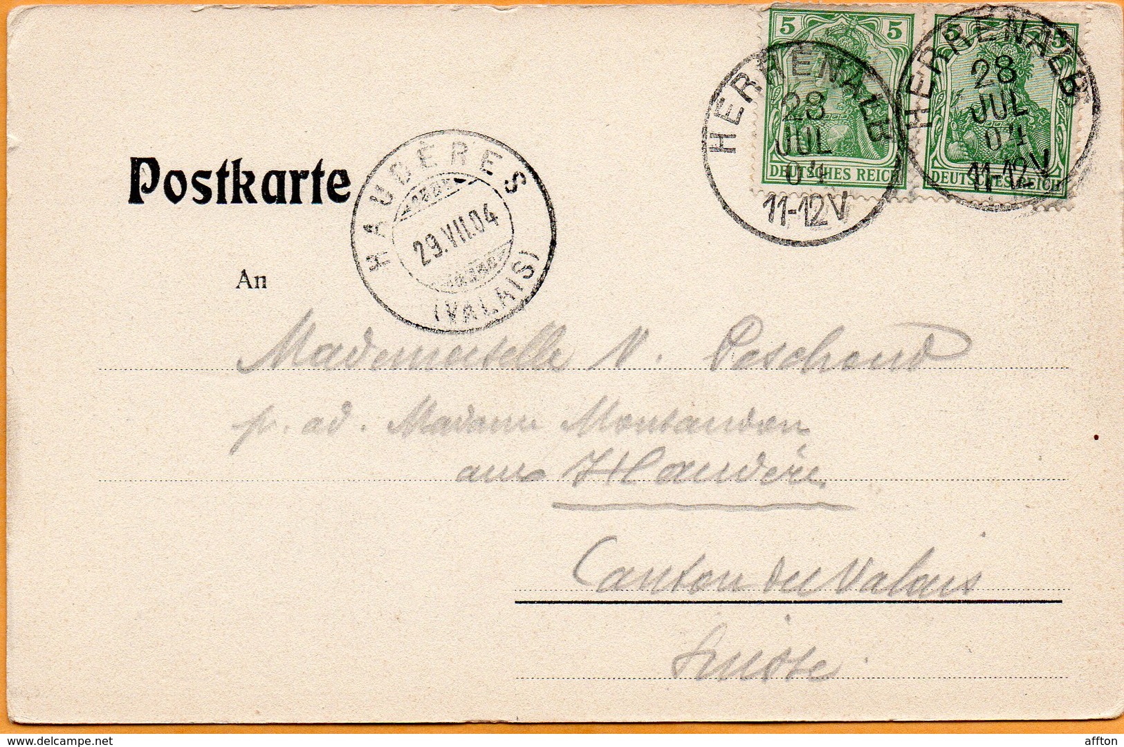 Bad Herrenalb 1904 Postcard - Bad Herrenalb