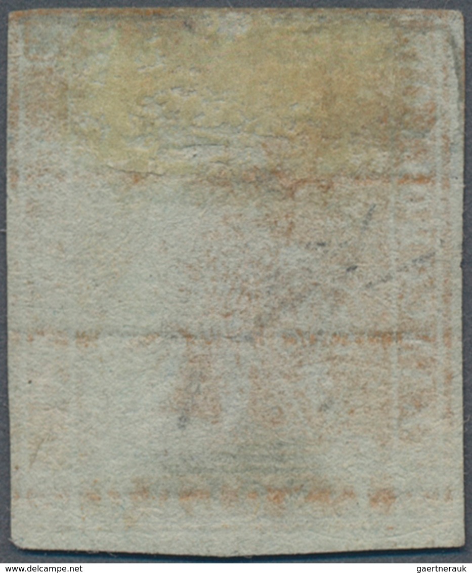 Italien - Altitalienische Staaten: Toscana: 1851, 1so. Orange On Grey, Fresh Colour, Touched To Full - Tuscany
