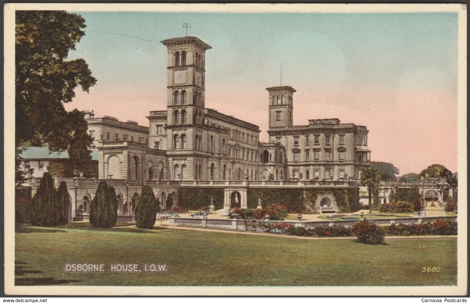 Osborne House, East Cowes, Isle Of Wight, 1939 - Postcard - Cowes