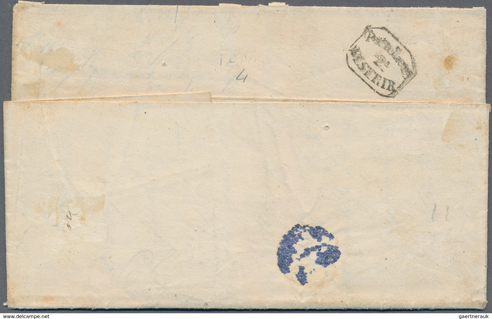 Italien: 1862, Viktor Emanuel 10 C Brown-yellow (bistro Giallastro) On Cover Sent From "ST.ANGELO LO - Neufs