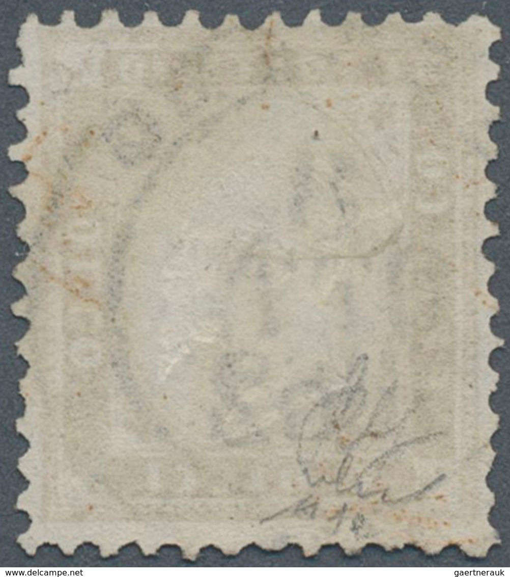 Italien: 1862, 10c. Bistre, Fresh Colour, Well Perforated, Neatly Cancelled "TERAMO 8 OTT 1862", Sig - Neufs