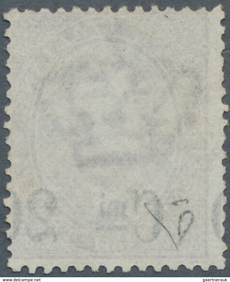 Italien: 1890/91: 20 C. On 30 C, With Strongly Shifted Overprint. Cert. Diena. - Mint/hinged