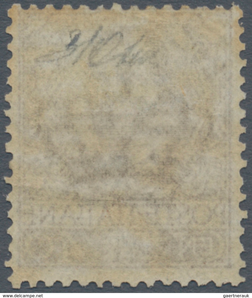 Italien: 1901, Victor Emanuel III. 40c. Brown Mint Hinged, Scarce Stamp, Mi. € 550,-- (Sass. 74, € 1 - Mint/hinged