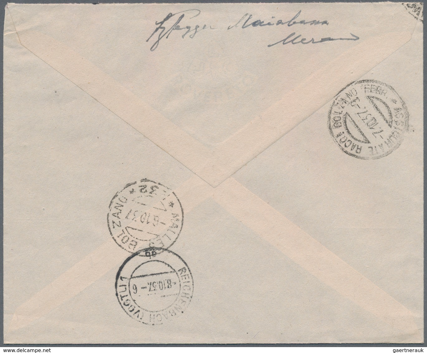 Italien: 1937, 2000. Birthday Of Emperor Augustus 1.75 L+1 L And Uprated Franking On R-cover From MA - Mint/hinged