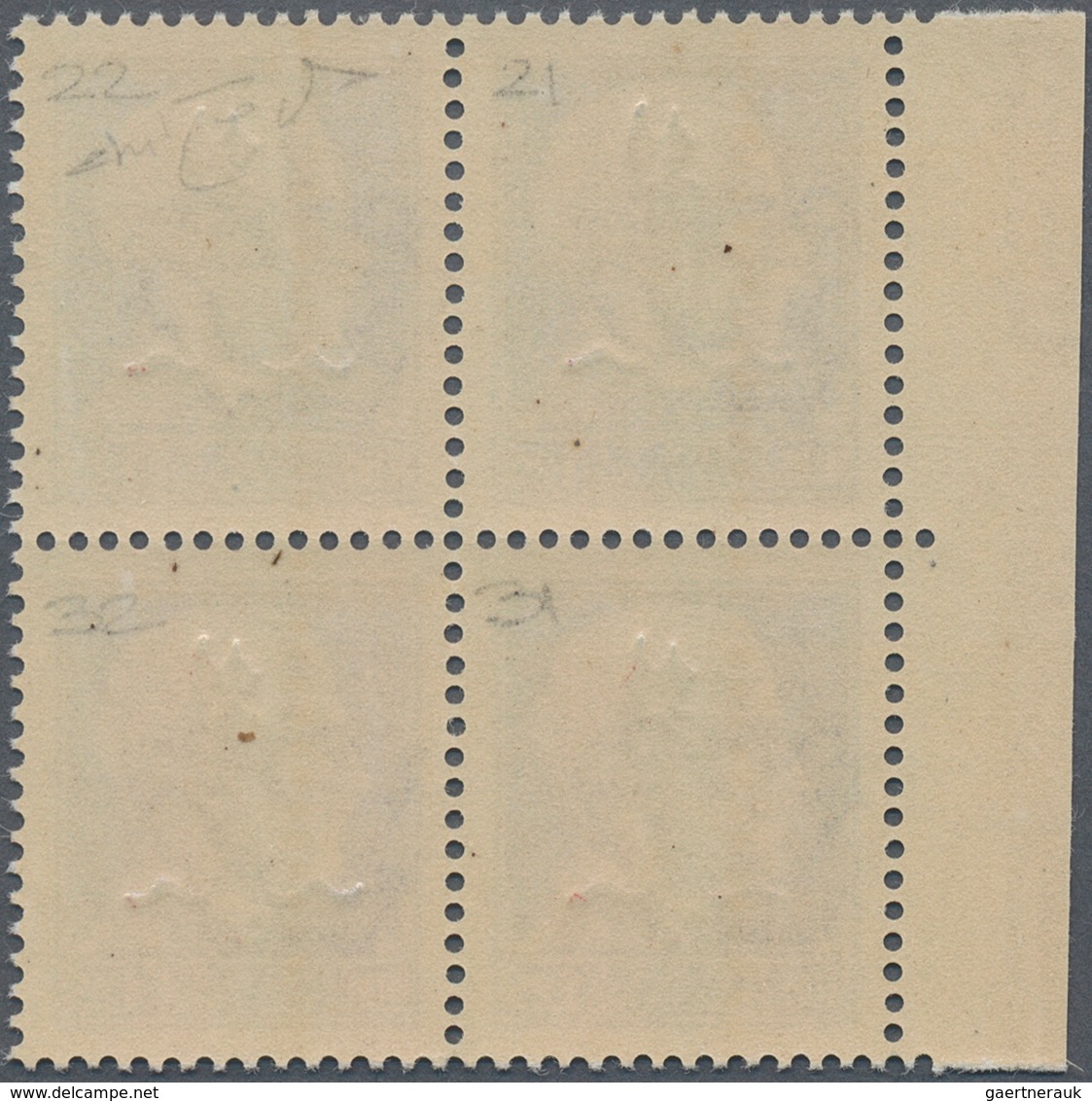 Italien: 1944, Rep.Sociale, Firenze Issue, 1.25l. Blue With Albino Print Of Fascies, Left Marginal B - Mint/hinged