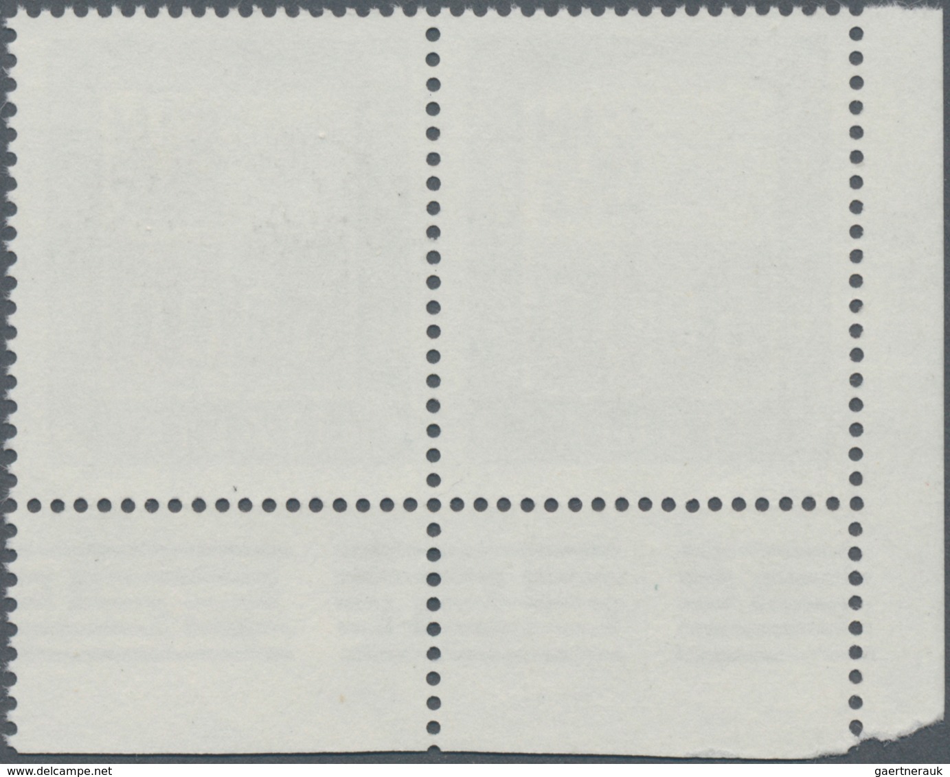 Italien: 1978, "Alti Valori" 5000l. Without Impression Of Head, Marginal Horizontal Pair From The Lo - Mint/hinged