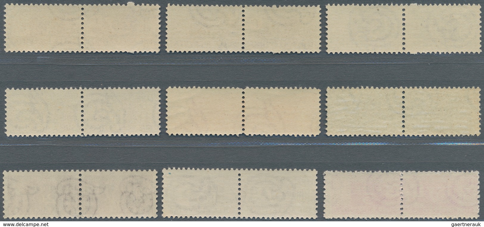 Italien - Paketmarken: 1946/1954, PARCEL STAMPS, 16 Values, Complete Set Including The Rare 1.000 Li - Colis-postaux