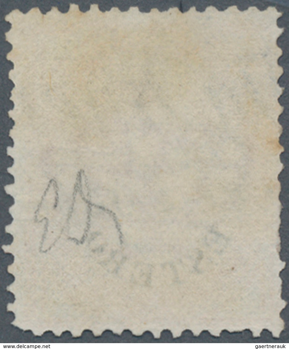 Italienische Post Im Ausland - Allgemeine Ausgabe: 1874, 10c. Ocre Oblit. By Curved Straight Line "D - Autres & Non Classés