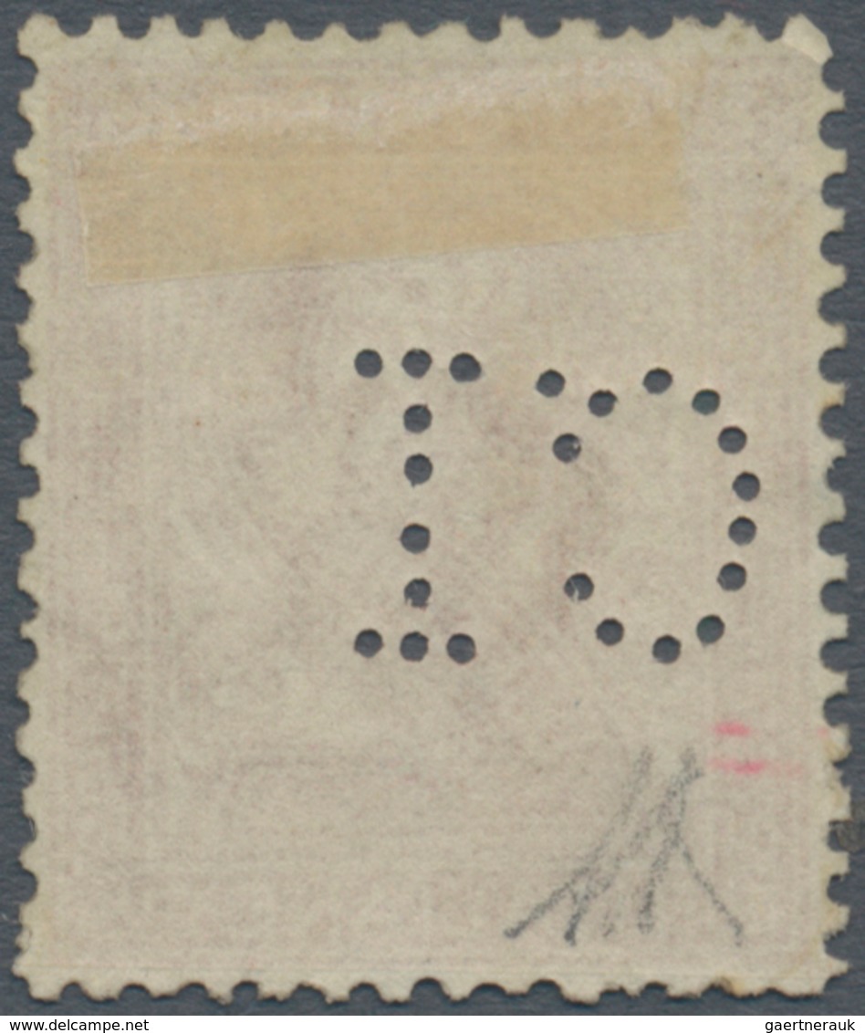 Italien - Besonderheiten: 1887, Numeral Issue 2c. Red-brown With Perfin 'C.1' For Advertising Envelo - Unclassified