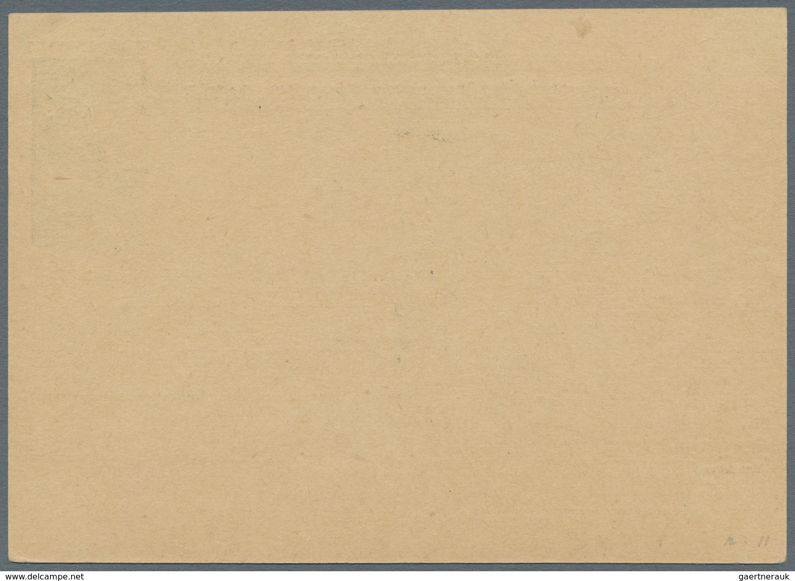 Karpaten-Ukraine: 1945, 1.- On 18 F. Postal Stationery Question Card (new Overprint In Red), Unused, - Ukraine