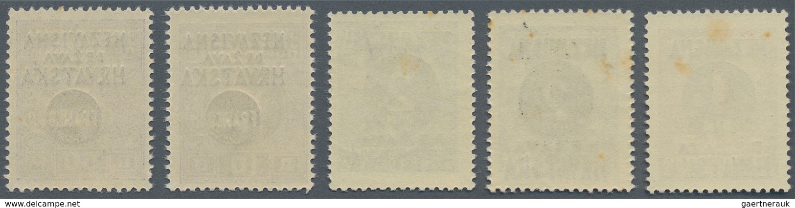 Kroatien: 1941, Postage Stamps Of Yugoslavia With Overprint, Michel Number: 41 With PF "picture Fram - Kroatien