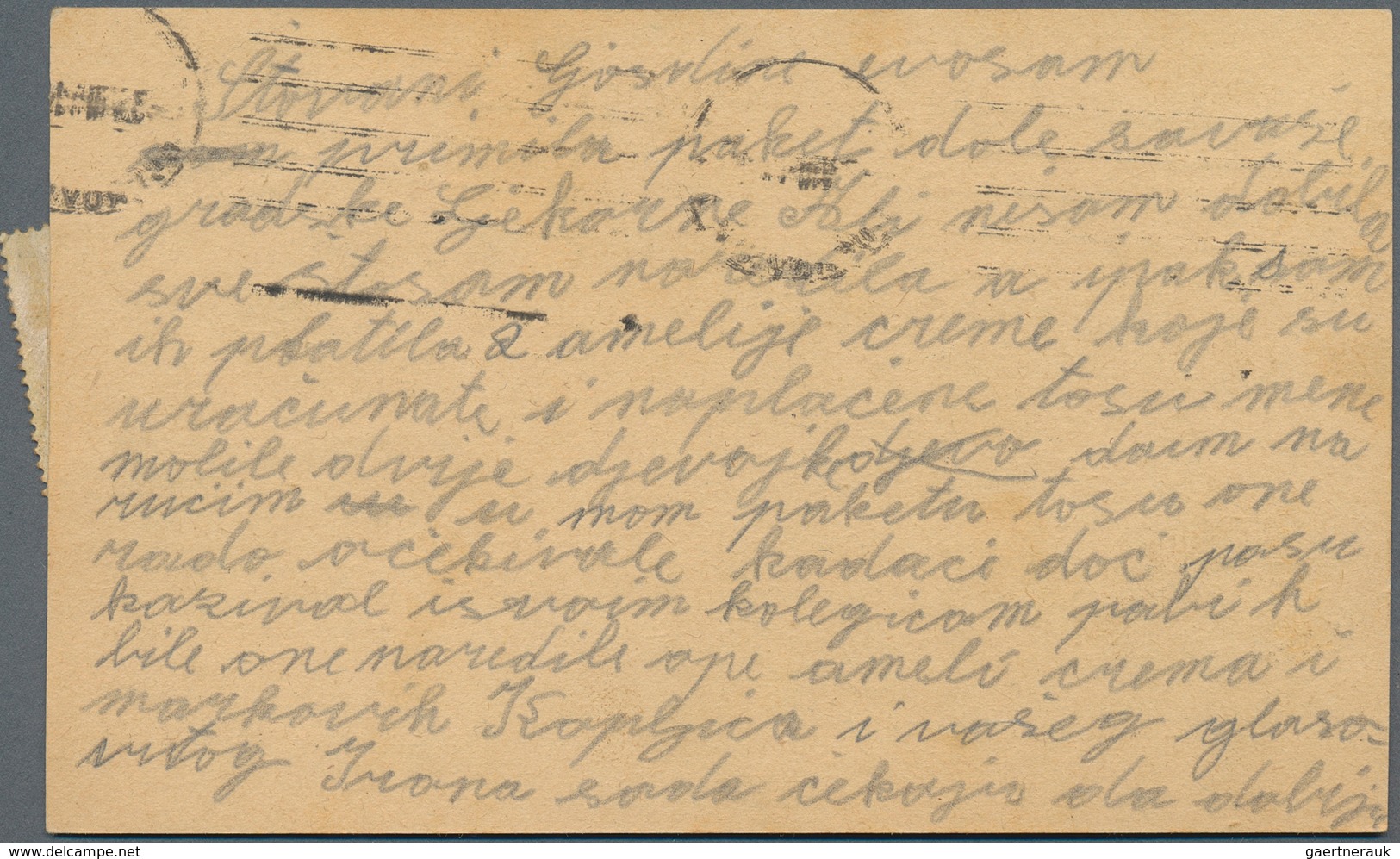 Kroatien - Portomarken: 1941, Pre-addressed Order Card To Main Pharmacist In ZAGREB, Despatched STAM - Croatie