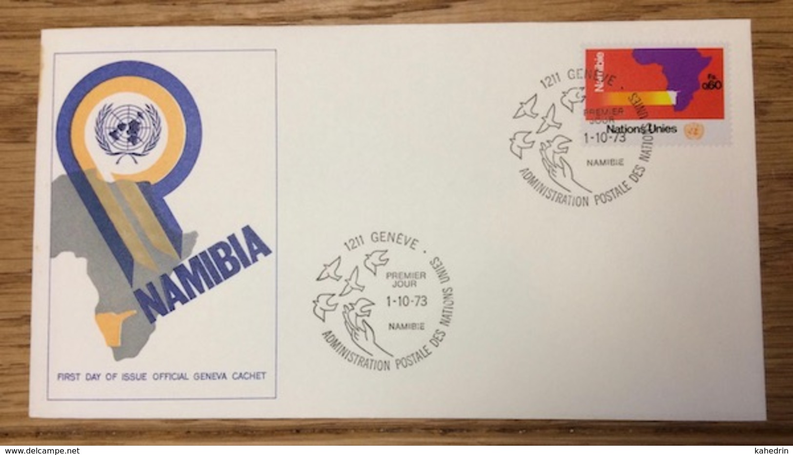 United Nations 1973 Geneve FDC Namibia - FDC