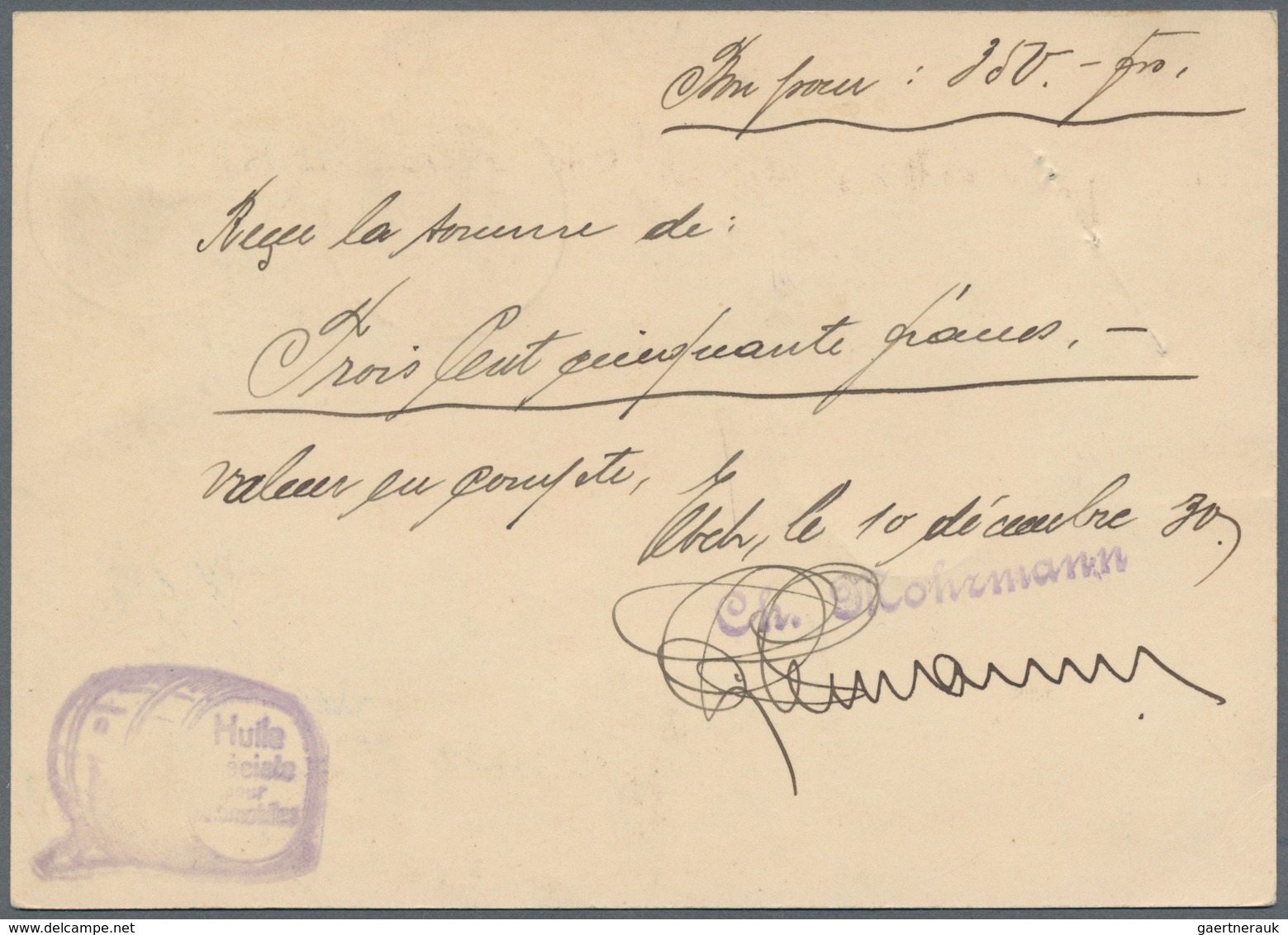Luxemburg: 1930,1935: Two Registered Cards With Cash On Delivery From LUXEMBOURG-VILLE Respetive ESC - Other & Unclassified