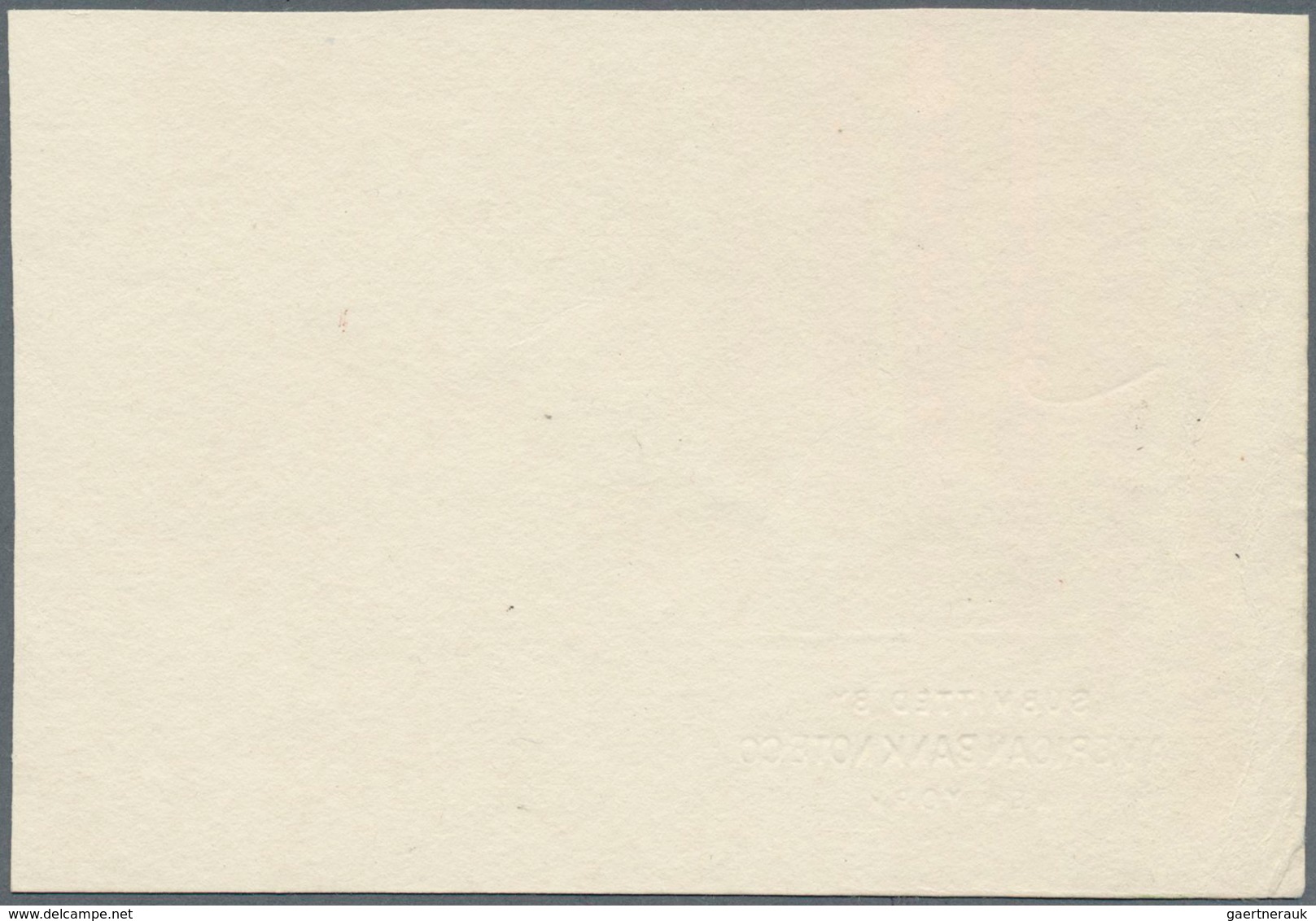 Luxemburg: 1944: Granduchess Charlotte, 30 C Carmine, Imperforated Proof On Carton, Block Of Ten Fro - Autres & Non Classés