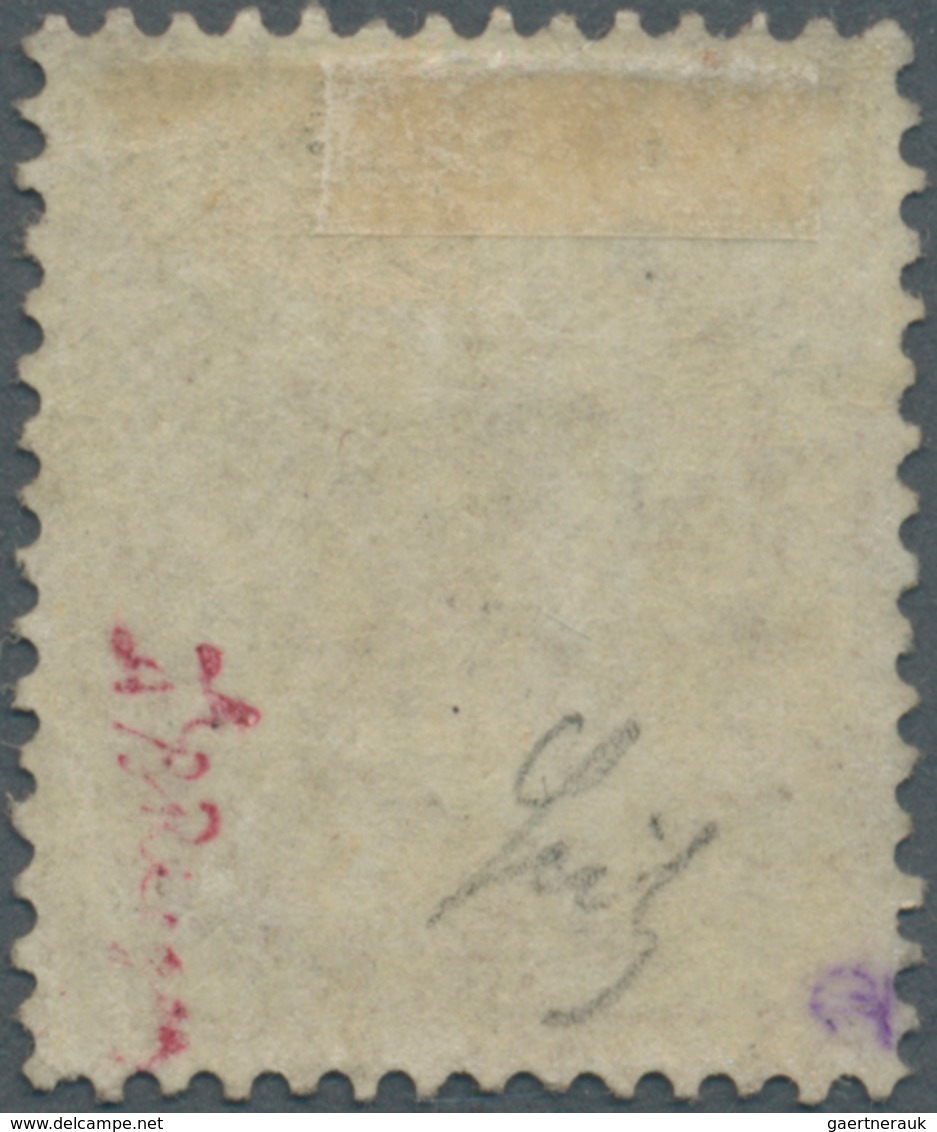 Malta: 1860, QV ½ D. Yellow-brown On White Paper Without Watermark, Mint LH, Fresh Colour And Very F - Malta