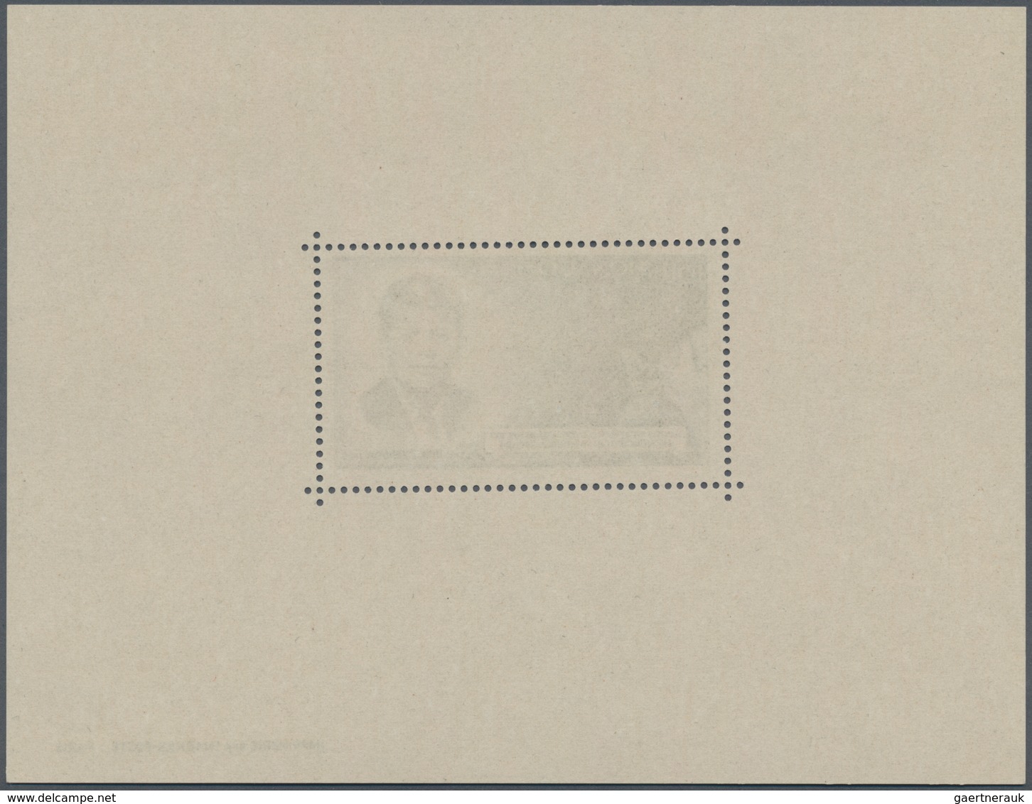 Monaco: 1964, One Year Death Of J.F. Kennedy Special Perforated Miniature Sheet, Mint Never Hinged A - Gebraucht