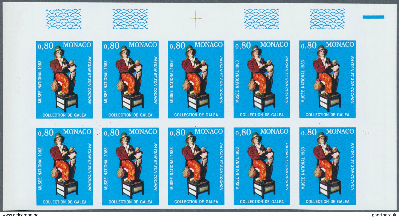 Monaco: 1983, Automaten Des 19. Jahrhunderts Aus Dem Nationalmuseum Kompletter Satz Von Acht Werten - Used Stamps