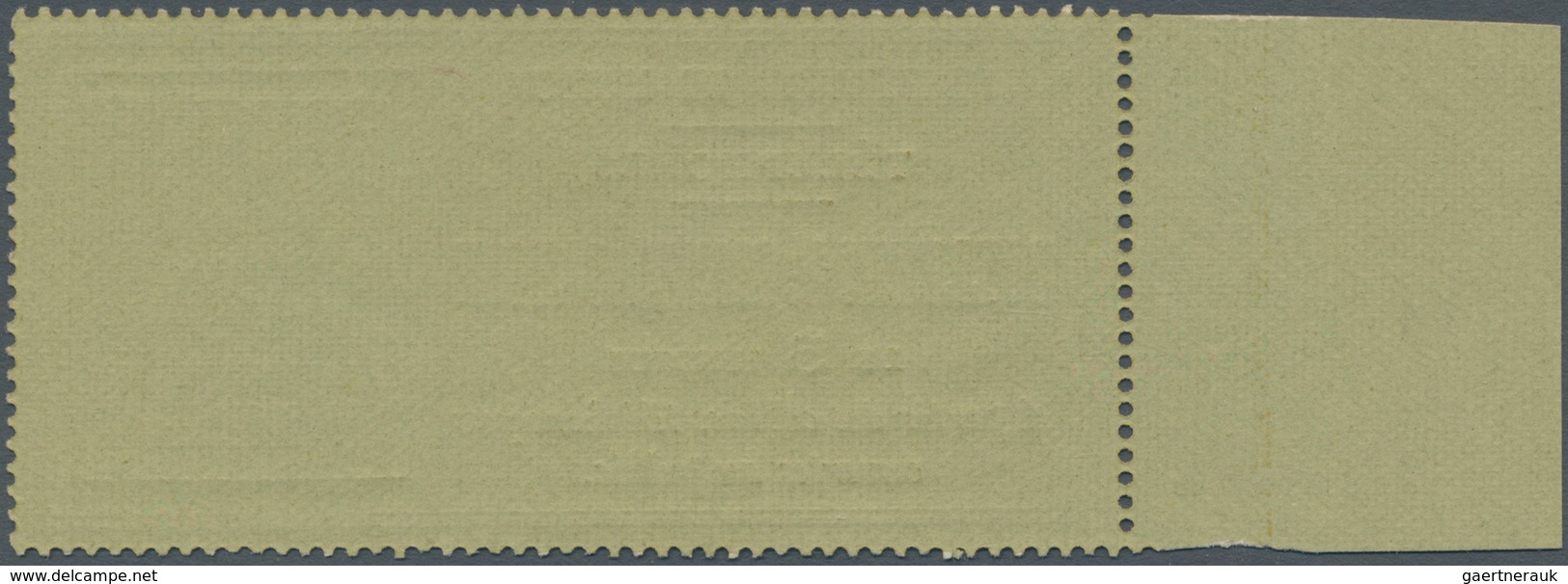Monaco - Ganzsachen: 1892, Telephone Billet, 50c. Brown On Yellow With Sheet Margin At Left, Unused, - Entiers Postaux