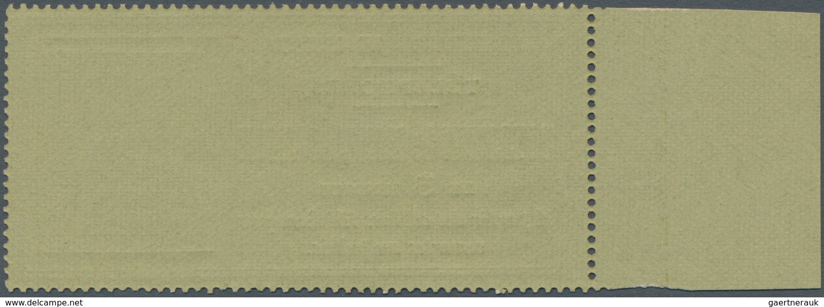 Monaco - Ganzsachen: 1892, Telephone Billet, 50c. Brown On Yellow With Sheet Margin At Left, Unused, - Ganzsachen