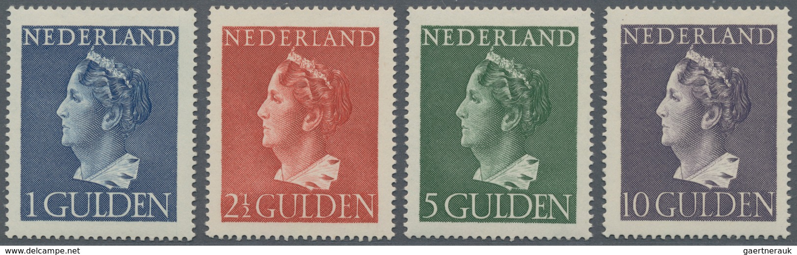 Niederlande: 1946, Perfekt Zentrierter Postfrischer Luxussatz, Gezähnte Freimarken-Ausgabe Im Größer - Other & Unclassified