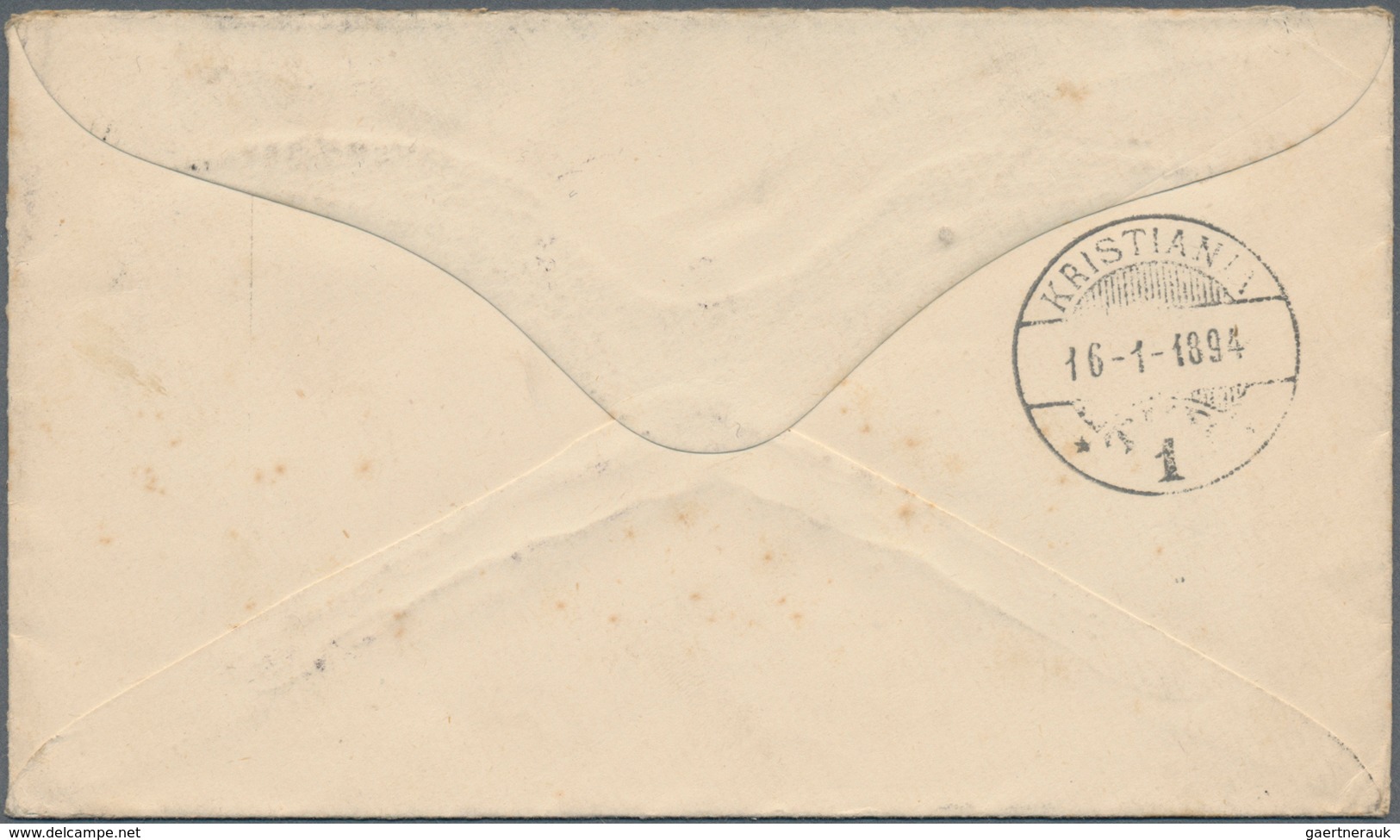 Norwegen: 1894/1918, INCOMING MAIL: Cape Of Good Hope, 1/2 D Grey And 2 D Brown "allegory", Mixed Fr - Briefe U. Dokumente