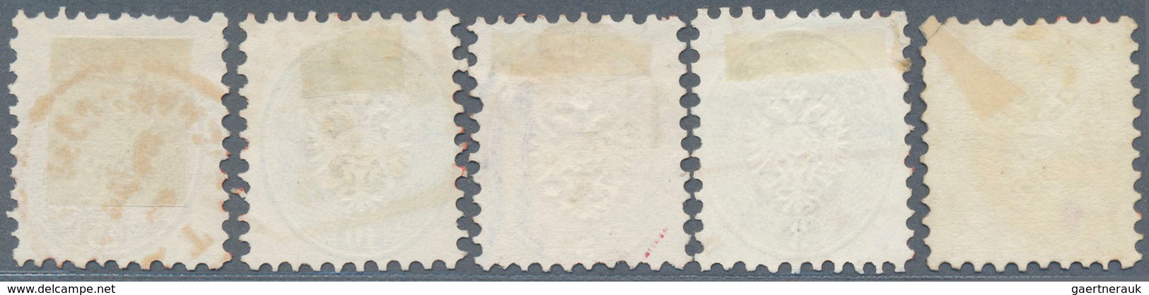 Österreich: 1863 - 1864, Freimarken: Doppeladler, Kompletter Satz Von 5 Werten 2 Kr Bis 15 Kr, Entwe - Unused Stamps