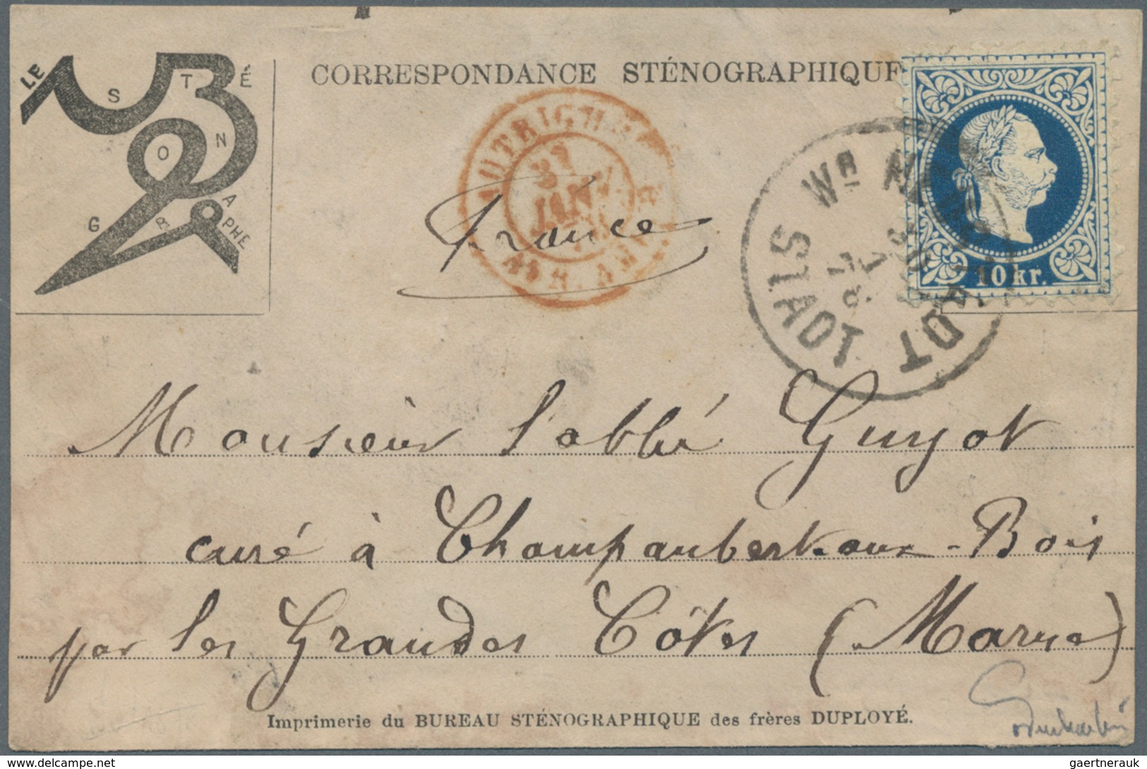 Österreich: 1867, 10 Kr Franz Joseph Tiefblau, Feiner Druck, Farbfrisch Und Tadellos Vollzähnig Auf - Unused Stamps