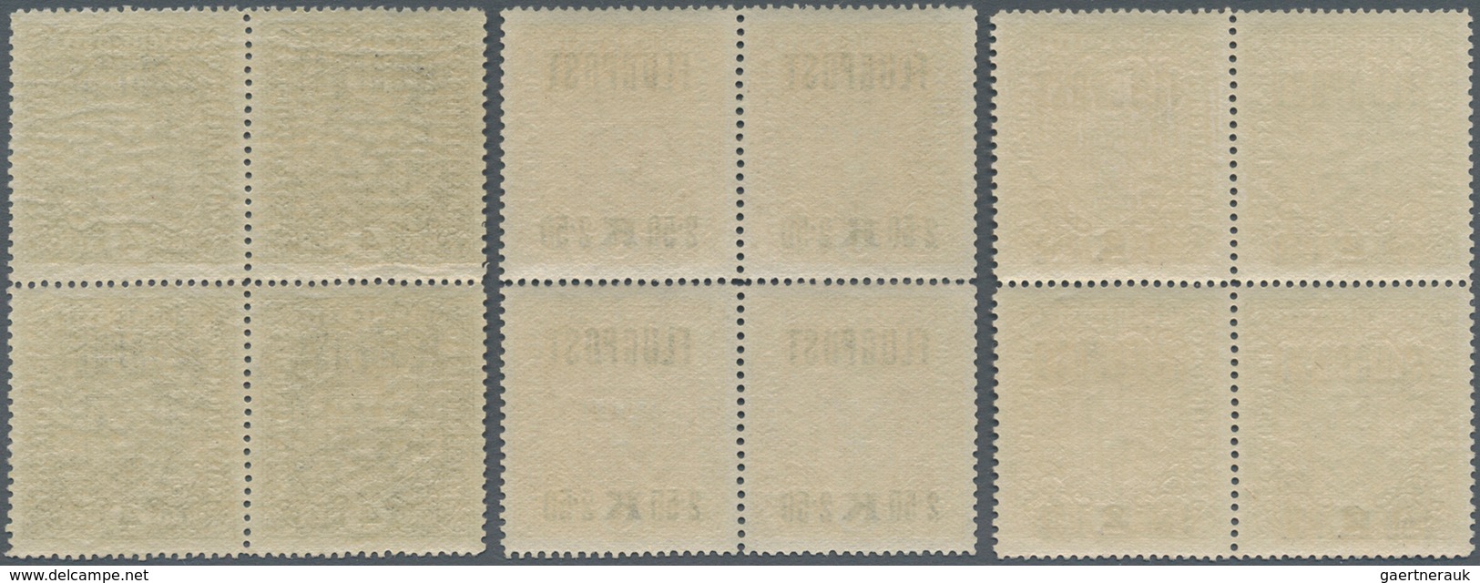 Österreich: 1918, 2.50 Kr Flugpost Auf Grauem Und Auf Weißem Papier Je Postfrisch Mit Plattenfehler - Unused Stamps