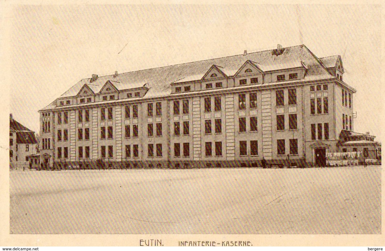 Allemagne. CPA. EUTIN.  Infanterie Kaserne. - Eutin