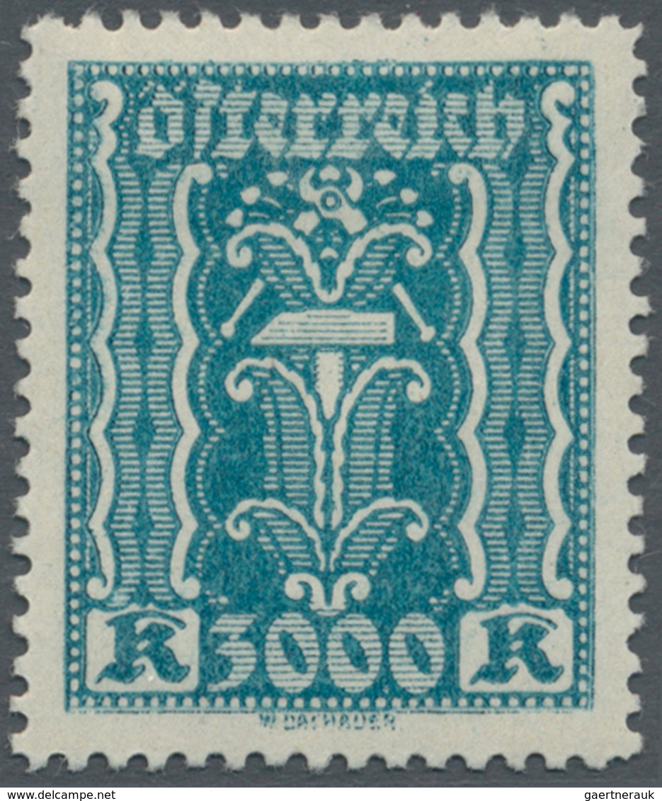 Österreich: 1922. Freimarken Landwirtschaft, Gewerbe, Industrie. 4 Werte zu 10 Kronen, 3 Werte zu 50