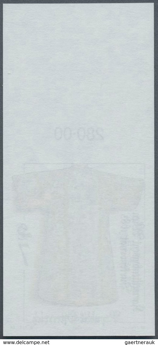 Österreich: 2001, 7 S "Altes Kunsthandwerk" UNGEZÄHNT Vom Oberen Rand, Einwandfrei Postfrisch Mit Fo - Unused Stamps