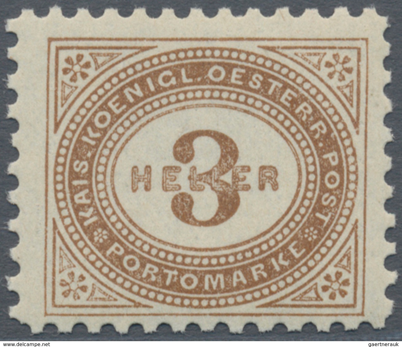 Österreich - Portomarken: 1900, 1 H. Bis 100 H. In Kammzähnung Und In Linienzähnung L 10½, Zwei Komp - Taxe