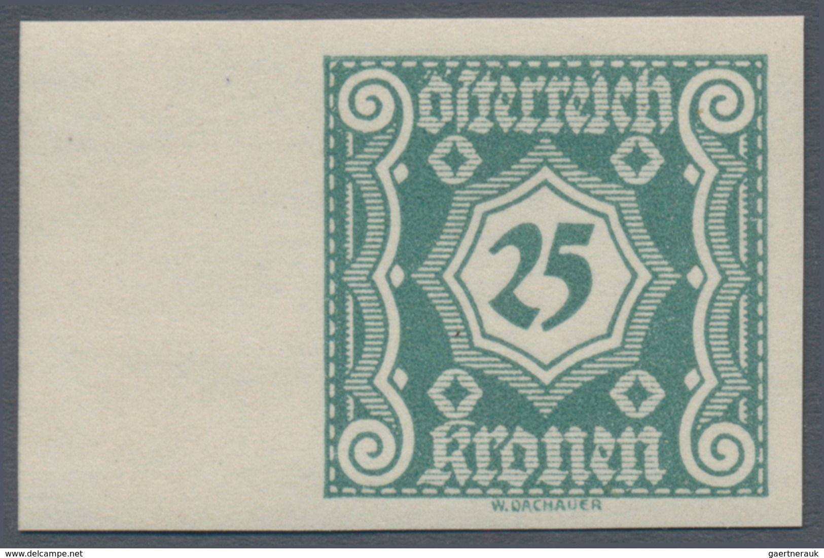 Österreich - Portomarken: 1922, Ziffern, 10 Kr. Bis 50 Kr. Kleines Format, Sechs Werte Ungezähnt Vom - Postage Due