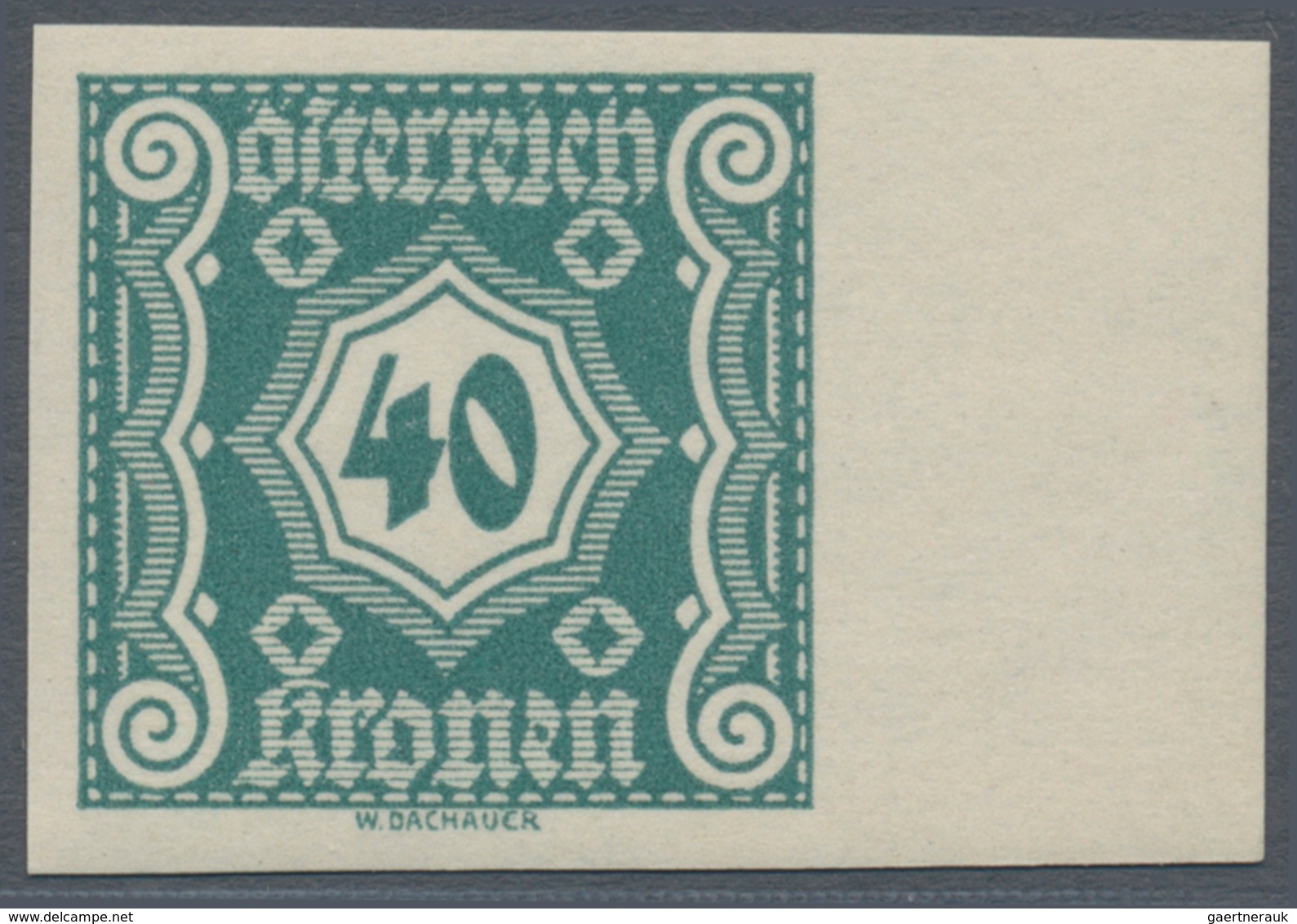 Österreich - Portomarken: 1922, Ziffern, 10 Kr. Bis 50 Kr. Kleines Format, Sechs Werte Ungezähnt Vom - Postage Due