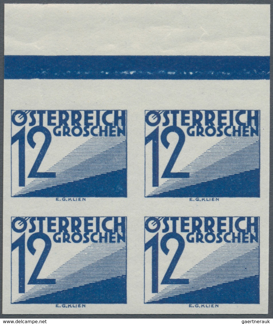 Österreich - Portomarken: 1925/1932, Ziffern, 5 Gr., 10 Gr., 12 Gr., 20 Gr., 24 Gr. Und 1 Sch. Je In - Postage Due