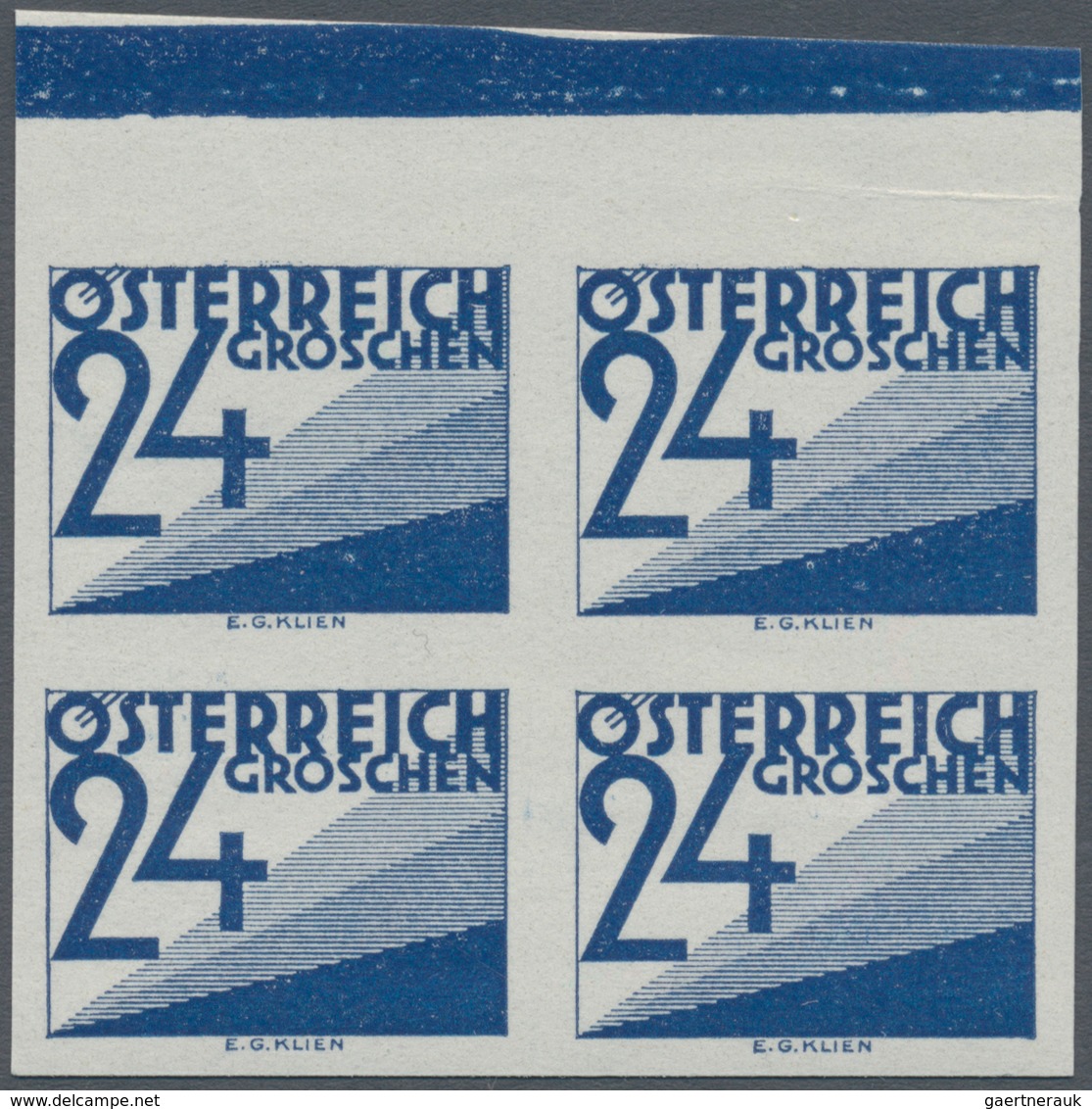 Österreich - Portomarken: 1925/1932, Ziffern, 5 Gr., 10 Gr., 12 Gr., 20 Gr., 24 Gr. Und 1 Sch. Je In - Postage Due