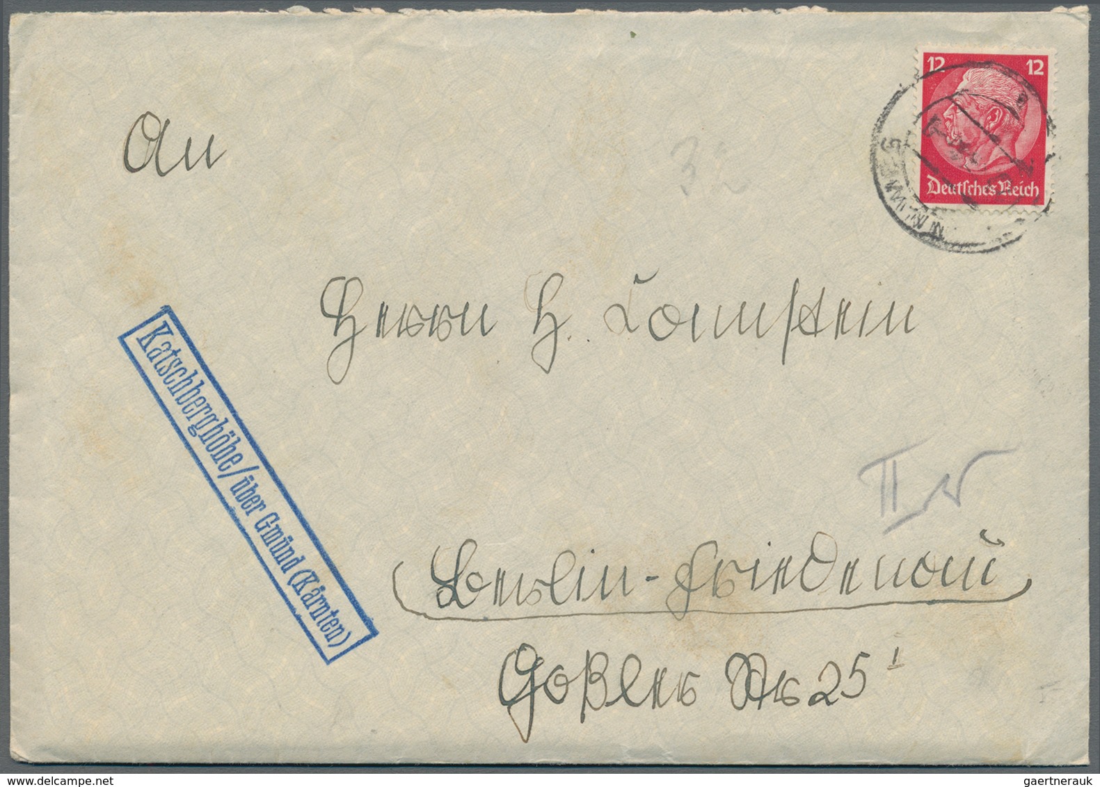 Österreich - Lokalausgaben 1918/38 - Private Botenpost - Zuschlagsmarken: 1933, Katschberg-Botenpost - Lettres & Documents