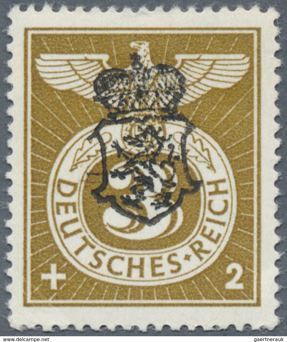 Österreich - Lokalausgaben 1945 - Graz: 1945, 3 Pfg.+2 Pfg. Sonderstempelmarke, Postfrisch Mit Verna - Other & Unclassified