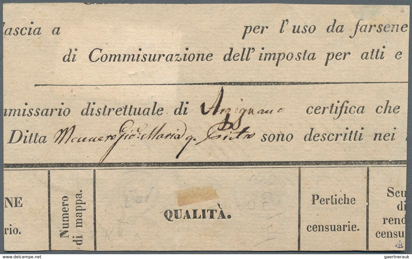 Österreich - Lombardei Und Venetien - Stempel: "ARZIGNANO/17. APR", L2, Su 2 Soldi Gelb + 3 Soldi Sc - Lombardy-Venetia