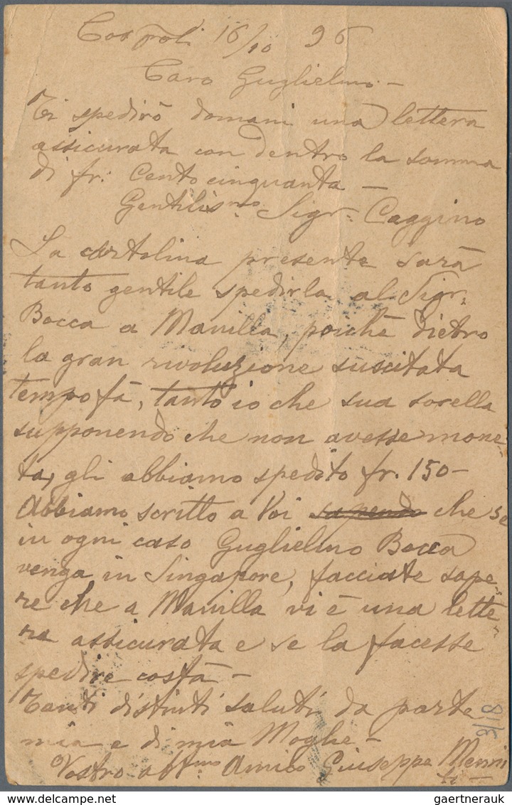 Österreichische Post In Der Levante: 1896, 20 Pa Auf 5 Kr Rosa GSK Von CONSTANTINOPEL I, 15.10.96, V - Levant Autrichien