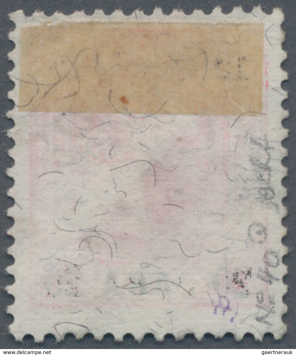 Österreichische Post In Der Levante: 1901, Freimarke 20 Pa. Auf 10 H. Lebhaftrosa Mit Lackstreifen, - Levant Autrichien