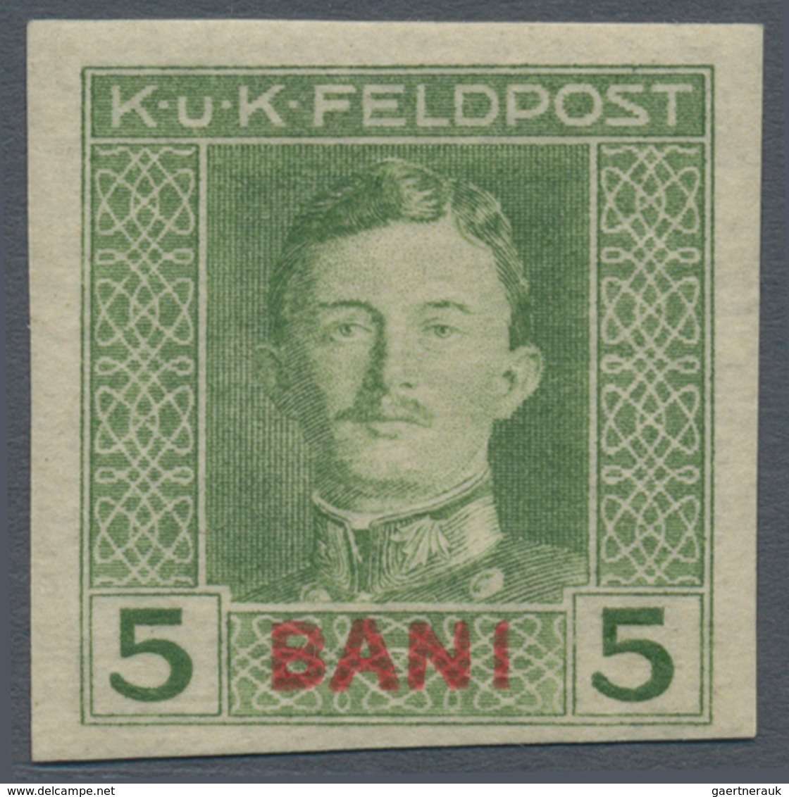 Österreichisch-Ungarische Feldpost - Rumänien: 1917, Siebzehn UNGEZÄHNTE Marken Kaiser Karl 1 H Bis - Sonstige & Ohne Zuordnung