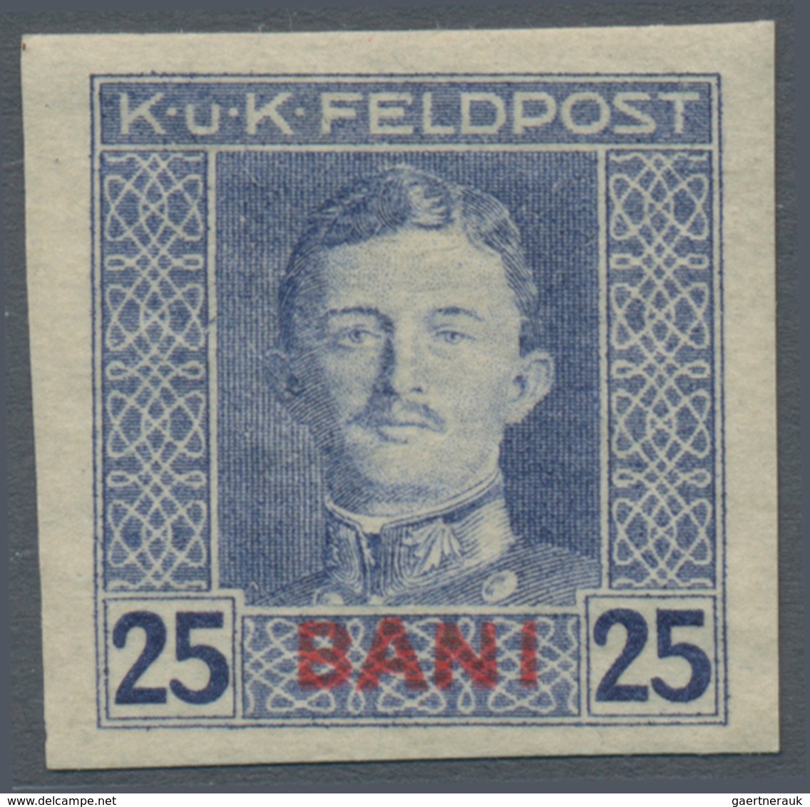 Österreichisch-Ungarische Feldpost - Rumänien: 1917, Siebzehn UNGEZÄHNTE Marken Kaiser Karl 1 H bis