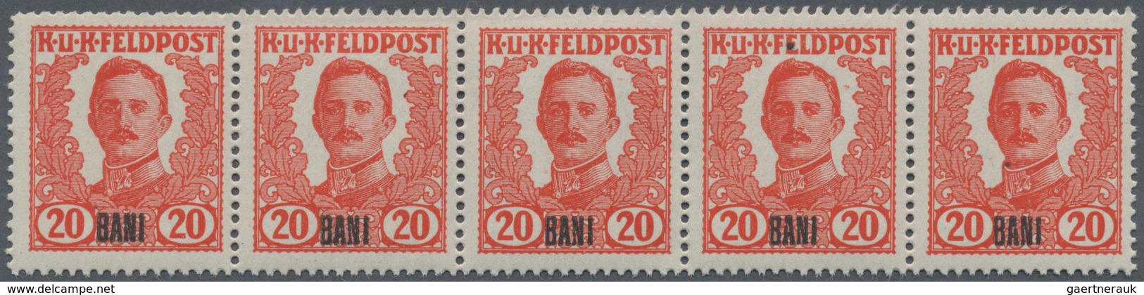 Österreichisch-Ungarische Feldpost - Rumänien: 1918, Nicht Ausgegebene Freimarke Kaiser Karl I. 20 H - Sonstige & Ohne Zuordnung