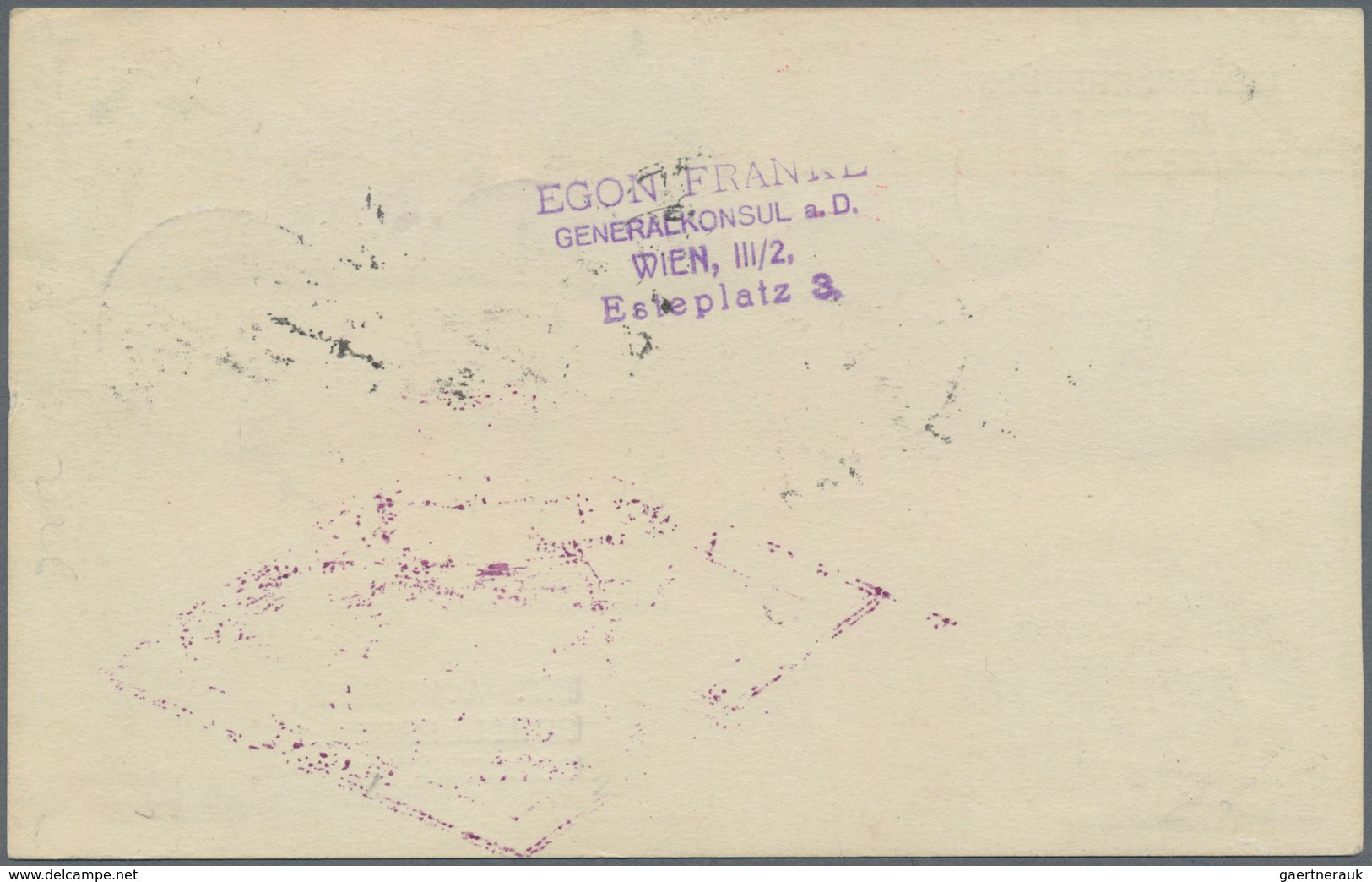 Österreich - Zeppelinpost: 1930 (9.5.), Flugpostkarte Mit Hoher Frankatur U.a. Flugpostmarken 1 S. B - Other & Unclassified