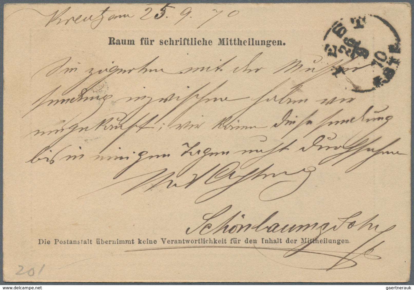 Österreich - Ganzsachen: 1870/1874, 7 Ganzsachenkarten Mit Ausgewählten Stempeln Kleiner UNGARISCHER - Autres & Non Classés