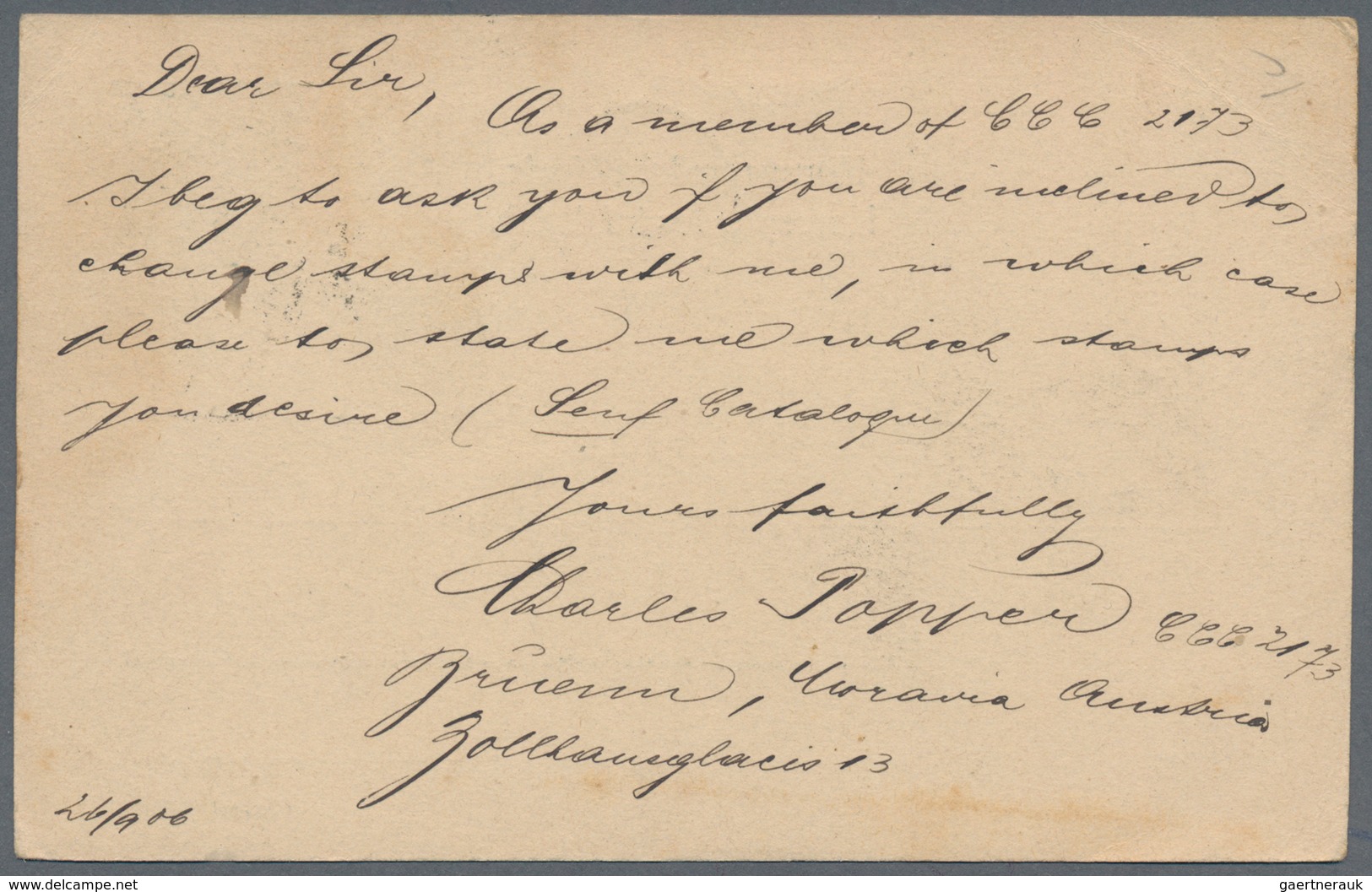 Österreich - Ganzsachen: 1896/1906, 2 Kr Braun Und 5 Kr Grün - 2 Ganzsachenkarten Mit Zusatzfrankatu - Other & Unclassified